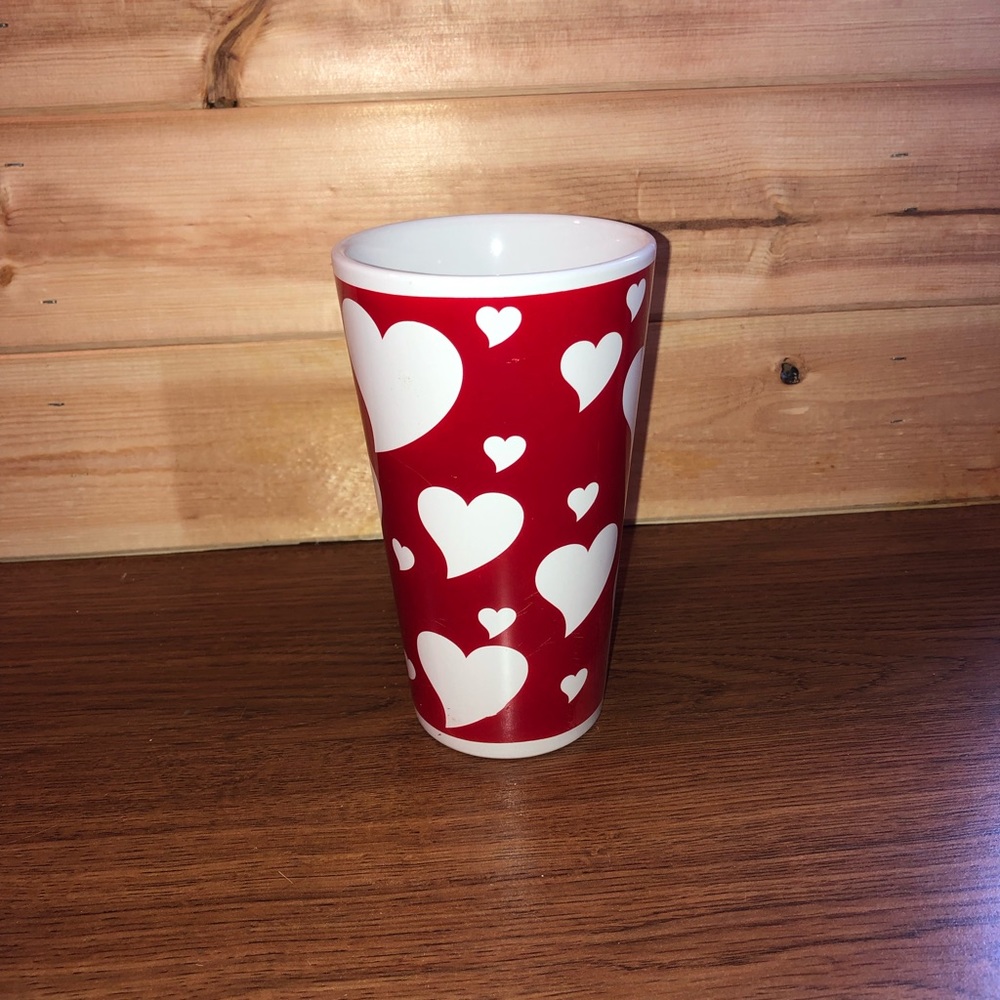 Red & White candy mug